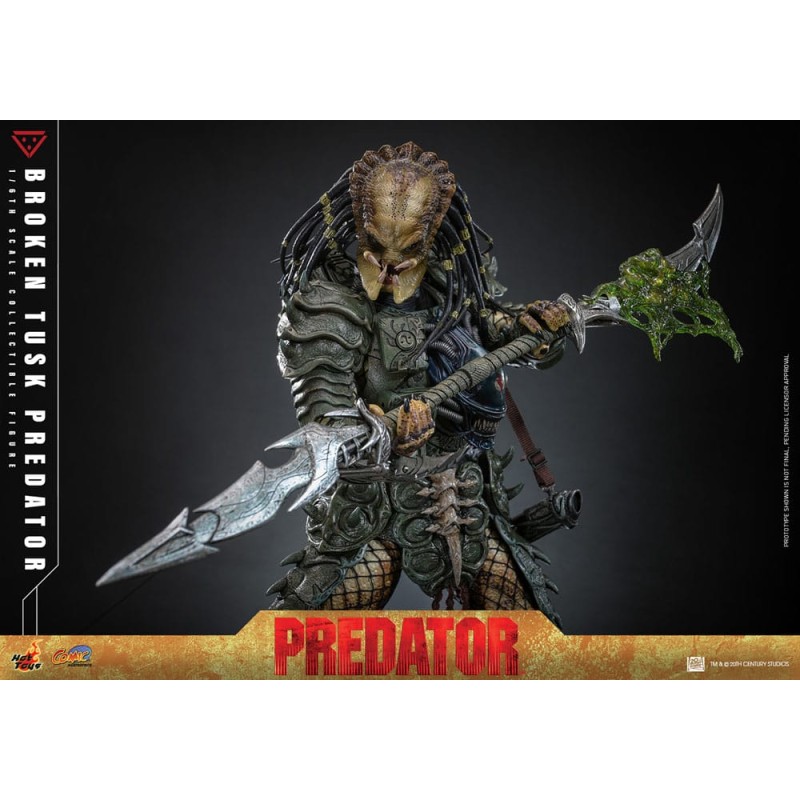 Hot Toys Alien vs. Predator: Broken Tusk Predator 1/6 Scale