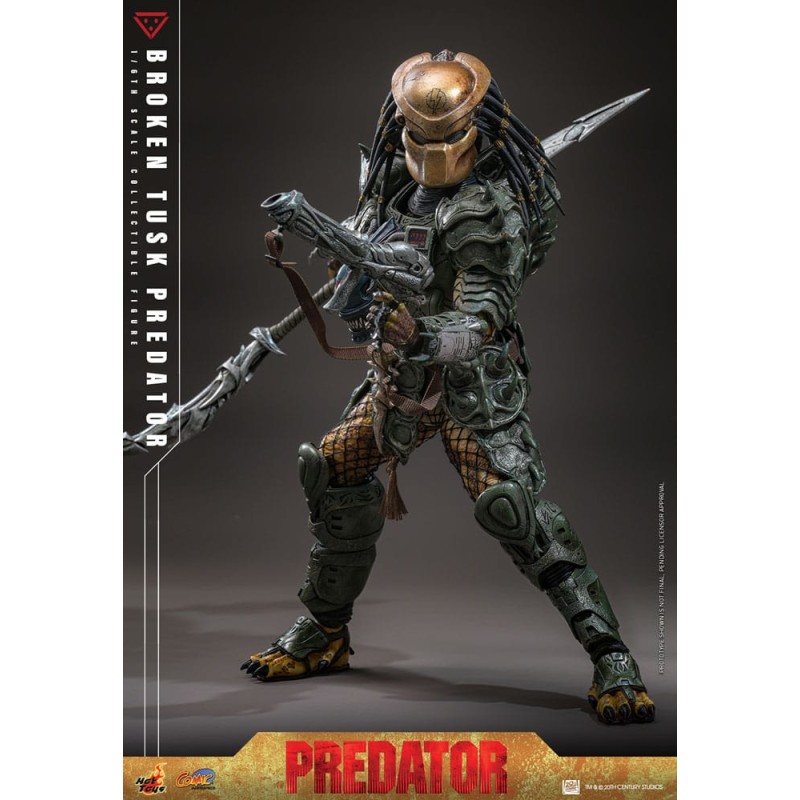 Hot Toys Alien vs. Predator: Broken Tusk Predator 1/6 Scale