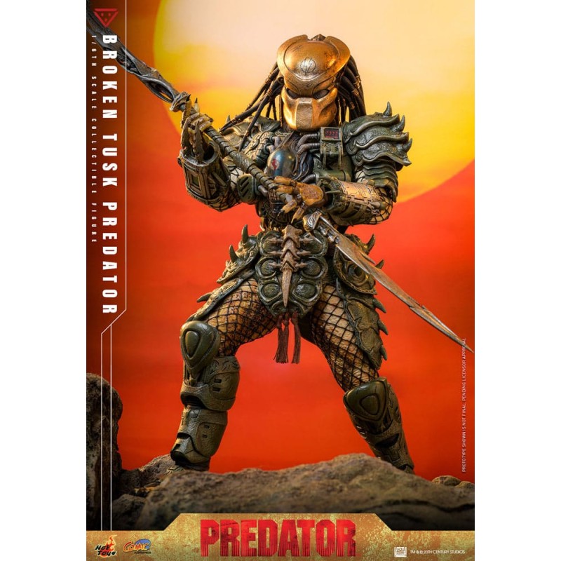 Hot Toys Alien vs. Predator: Broken Tusk Predator 1/6 Scale