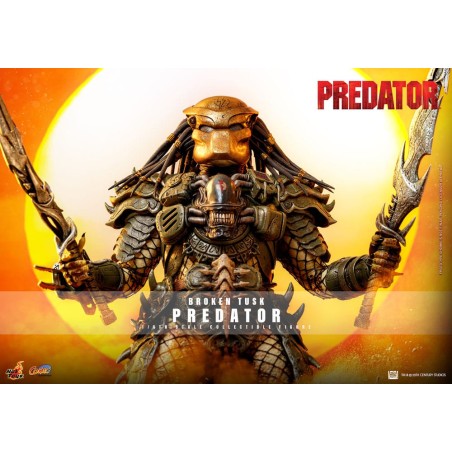 Hot Toys Alien vs. Predator: Broken Tusk Predator 1/6 Scale Hot Toys Alien vs. Predator: Broken Tusk Predator 1/6 Scale