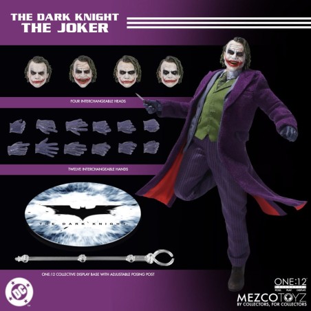 The Dark Knight: Joker One:12 Action Figure 17 cm The Dark Knight: Joker One:12 Action Figure 17 cm