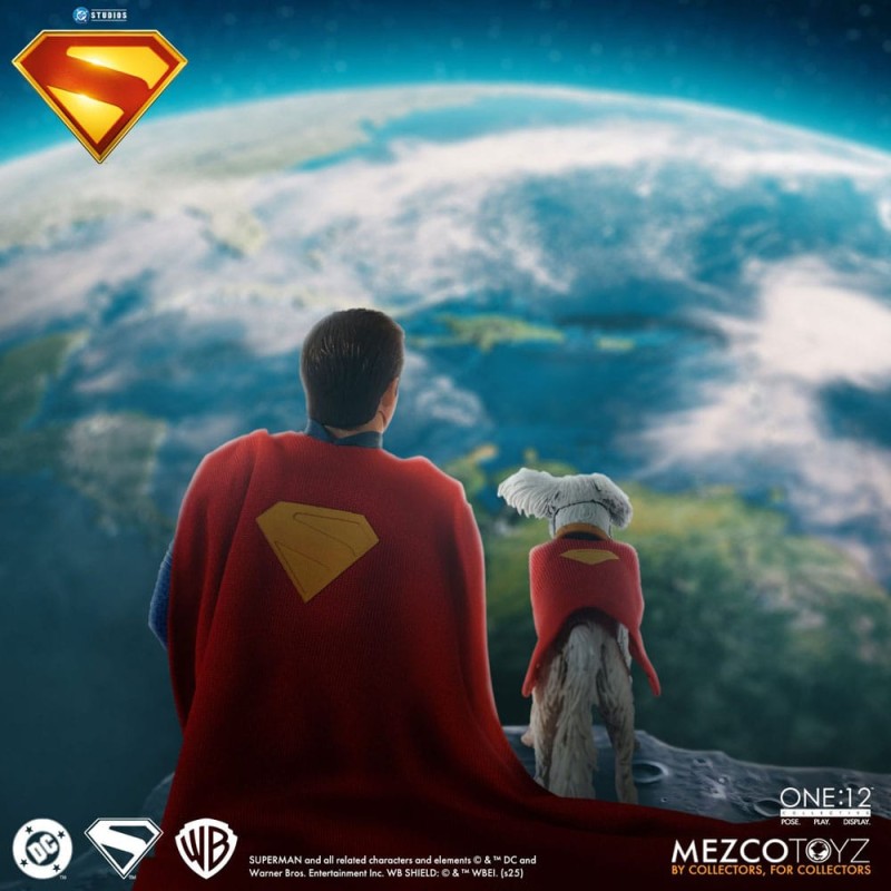 Superman (2025): Superman & Krypto One:12 Action Figure 17 cm