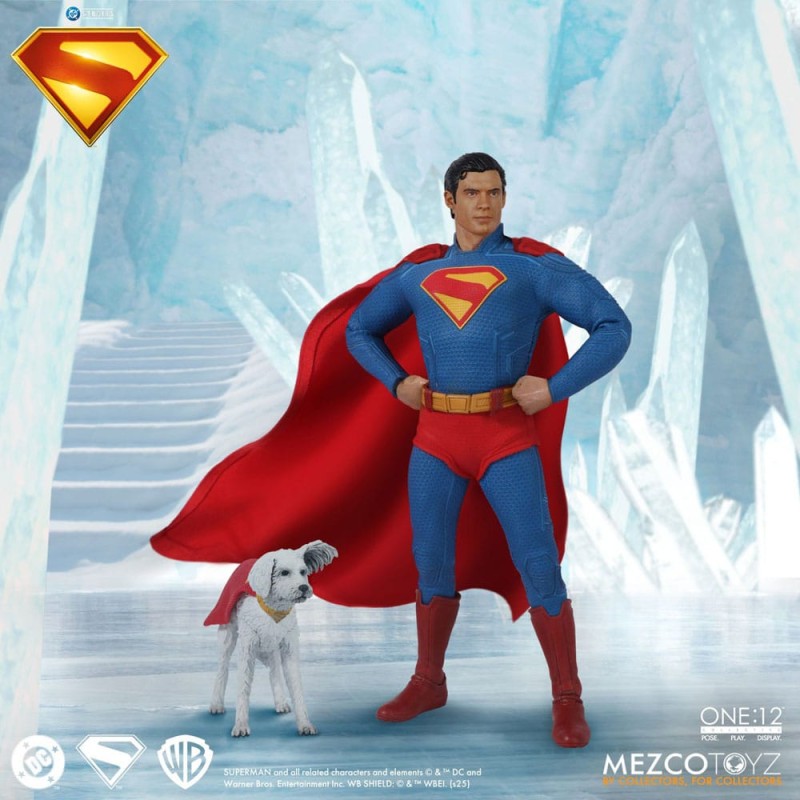 Superman (2025): Superman & Krypto One:12 Action Figure 17 cm