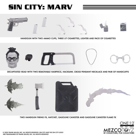 Sin City: Marv One:12 Action Figure 17 cm Sin City: Marv One:12 Action Figure 17 cm