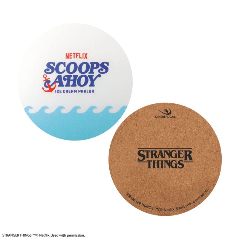 Stranger Things: Scoops Ahoy Coaster 4-Pack