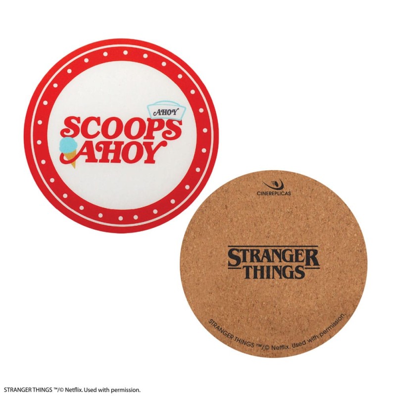 Stranger Things: Scoops Ahoy Coaster 4-Pack