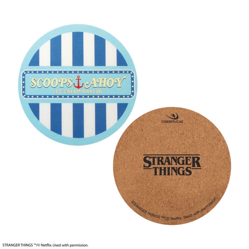Stranger Things: Scoops Ahoy Coaster 4-Pack