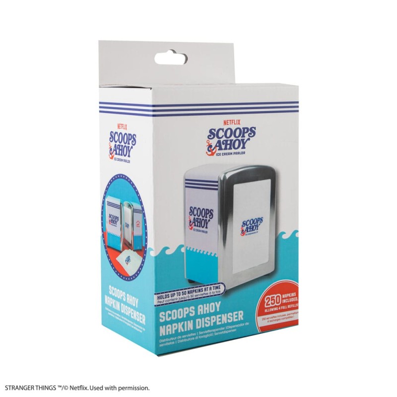 Stranger Things: Scoops Ahoy Napkin Dispenser set