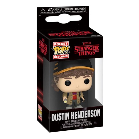 Funko Pop! Keychain: Stranger Things - Dustin Henderson Funko Pop! Keychain: Stranger Things - Dustin Henderson