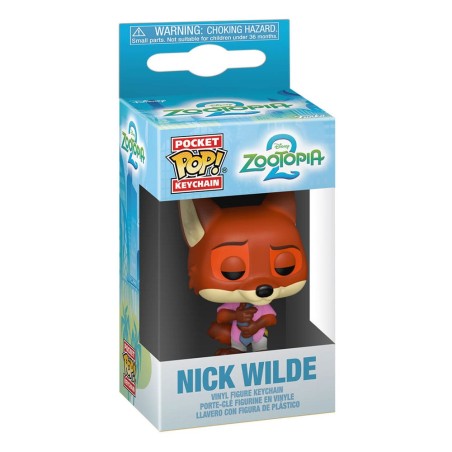 Funko Pop! Keychain: Zootopia 2 - Nick Wilde Funko Pop! Keychain: Zootopia 2 - Nick Wilde