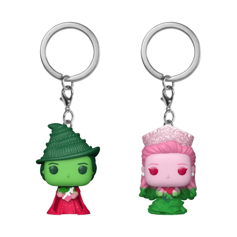 Funko Pop! Keychain: Wicked - Elphaba & Glinda (Ombre) 2-pack