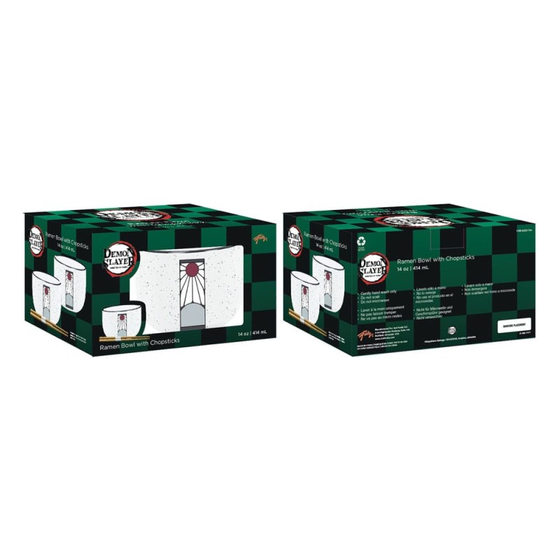 Demon Slayer: Ramen Bowl with Chopsticks