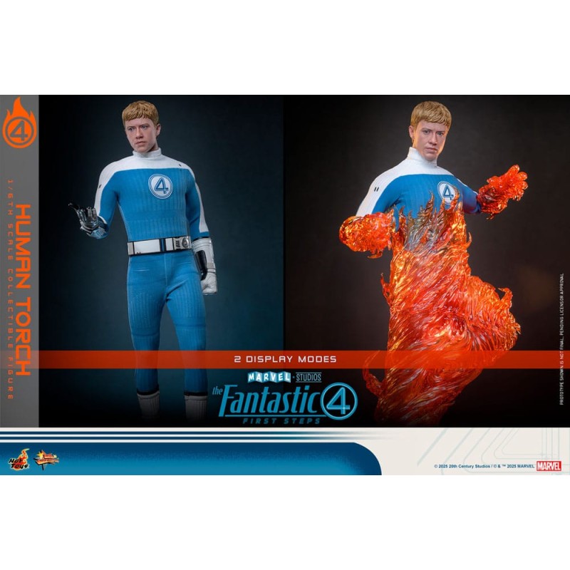 Hot Toys Marvel: The Fantastic Four First Steps - Human Torch