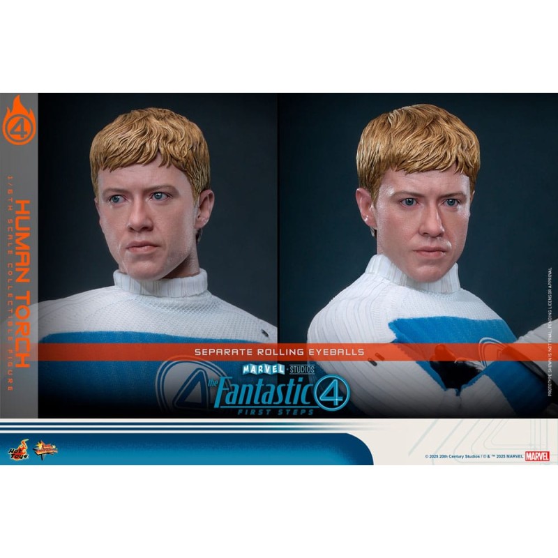 Hot Toys Marvel: The Fantastic Four First Steps - Human Torch