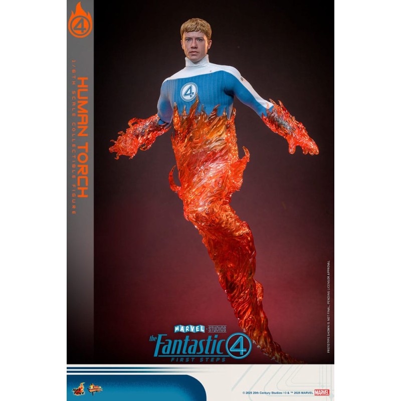 Hot Toys Marvel: The Fantastic Four First Steps - Human Torch
