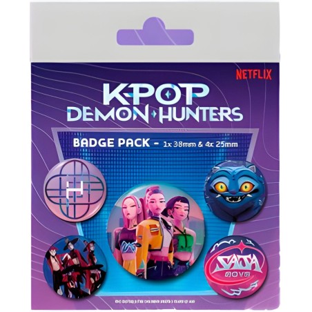KPop Demon Hunters: Buttons 5-Pack