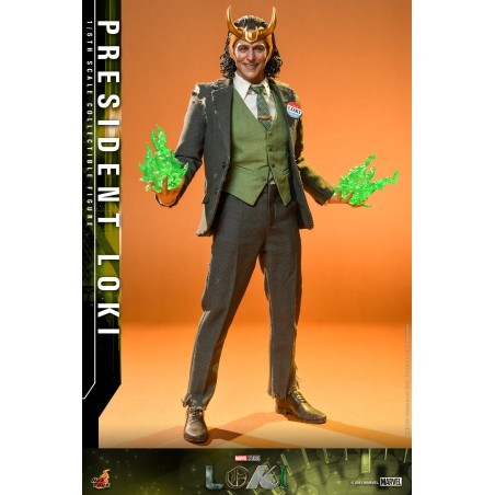 Hot Toys Marvel: Loki: President Loki 1/6 scale TMS066 (Sealed)