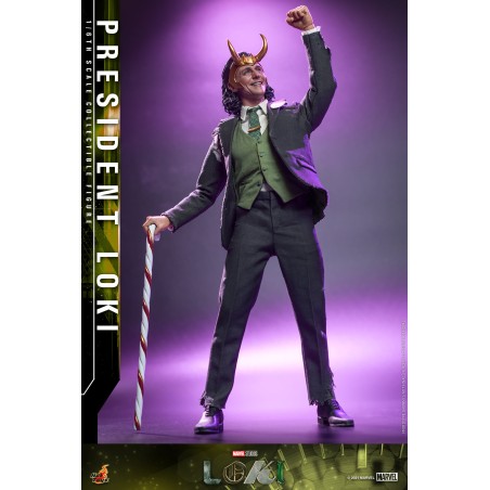 Hot Toys Marvel: Loki: President Loki 1/6 scale TMS066 (Sealed)
