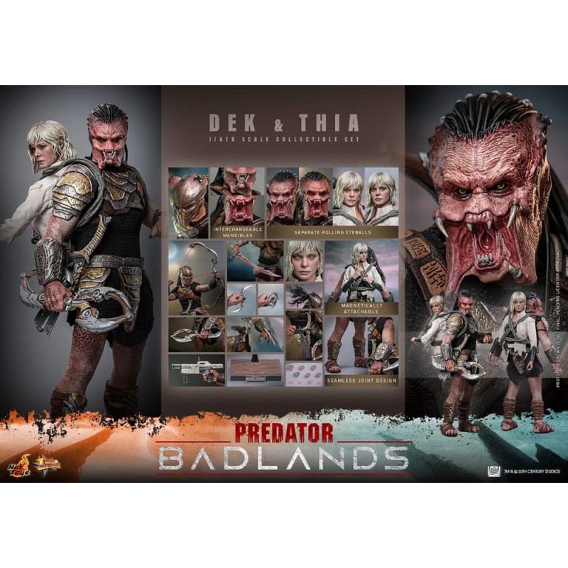 Hot Toys Predator Badlands: Dek & Thia 1/6 Scale Figure 30 cm