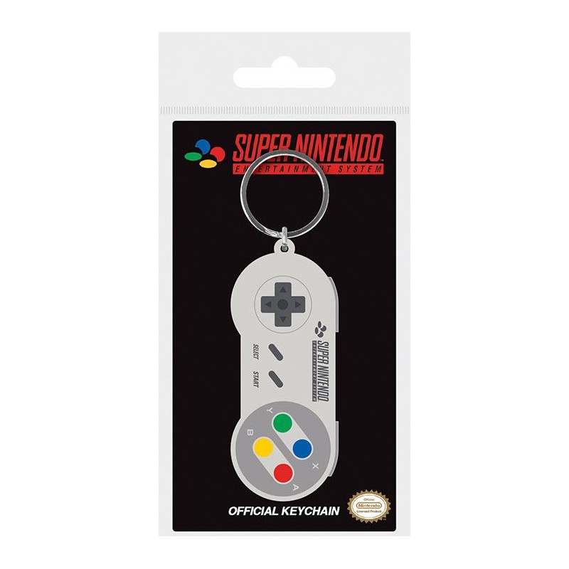 Nintendo: Super Nintendo SNES Rubber Keychain 6 cm