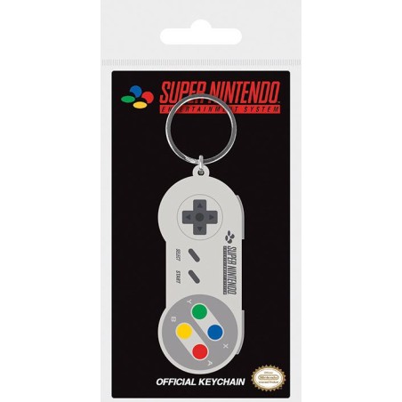 Nintendo: Super Nintendo SNES Rubber Keychain 6 cm