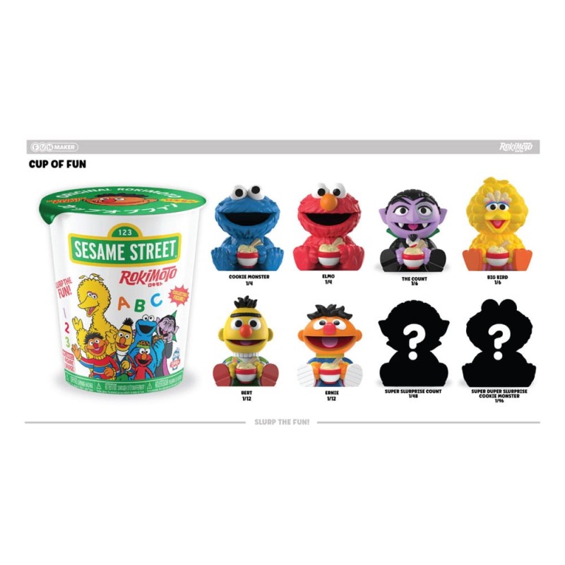 Sesame Street: Rokimoto Cup of Fun - Mystery Blind Box Figure