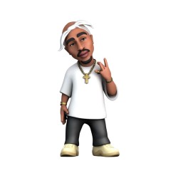 Tupac: White Shirt Minix PVC Figure 12 cm