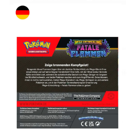 DEUTSCH! Pokémon TCG: Fatale Flammen Booster Box (36 Packs)