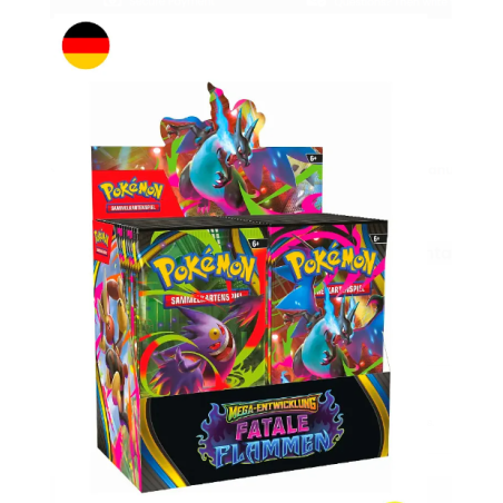 German! Pokémon TCG: Fatale Flammen Booster Box (36 Packs)