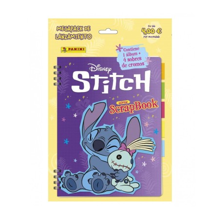 Disney Stitch: Sticker Collection Super Srapbook Album with 3