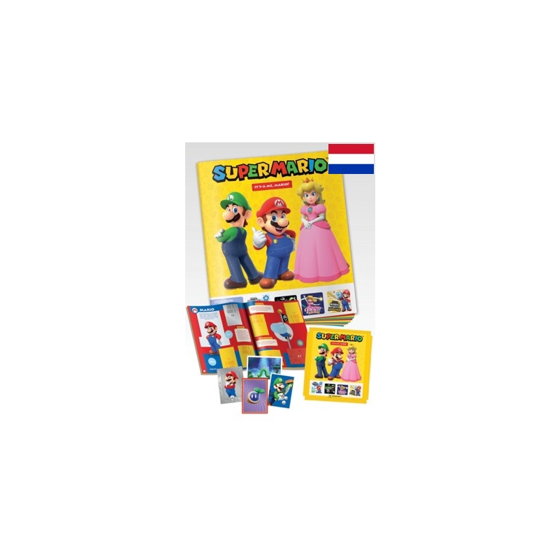 Nintendo: Super Mario Sticker Collection Album with 3 packs