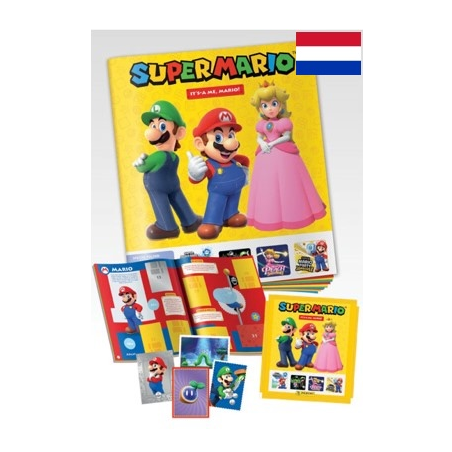 Nintendo: Super Mario Sticker Collection Album with 3 packs