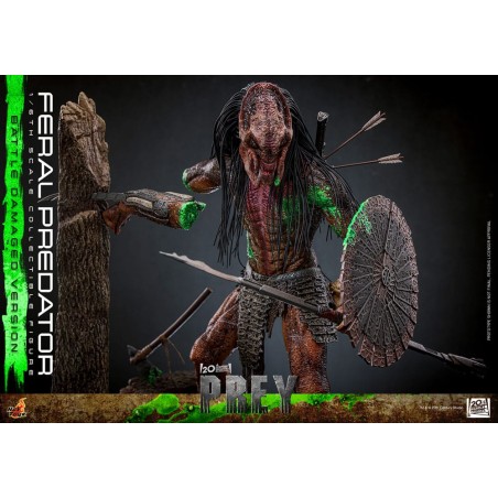 Hot Toys Prey: Feral Predator (Battle Damaged Version) 1/6