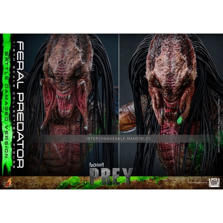 Hot Toys Prey: Feral Predator (Battle Damaged Version) 1/6