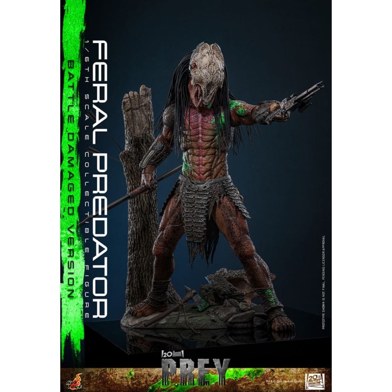 Hot Toys Prey: Feral Predator (Battle Damaged Version) 1/6
