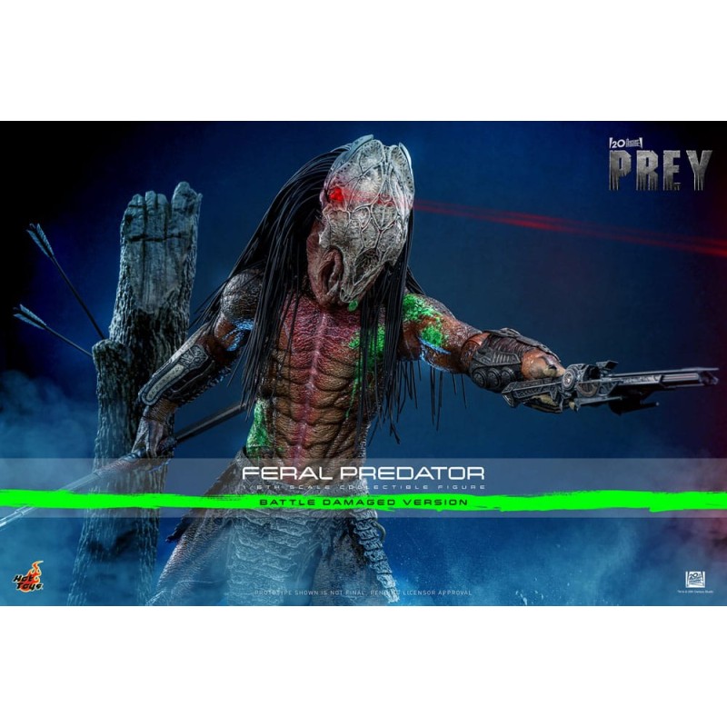 Hot Toys Prey: Feral Predator (Battle Damaged Version) 1/6