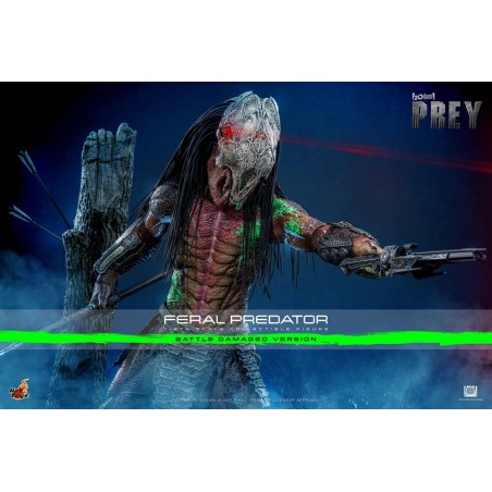 Hot Toys Prey: Feral Predator (Battle Damaged Version) 1/6
