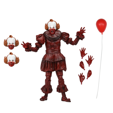 IT: Welcome To Derry - Ultimate Bloody Pennywise Action Figure