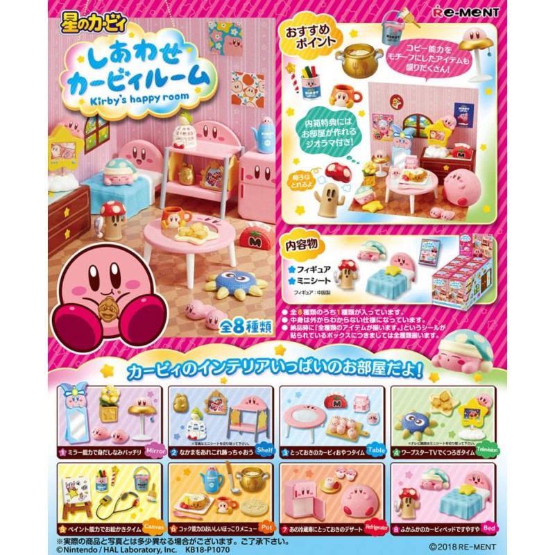 Kirby: Kirby's Happy Room Mini Set (Complete Set of 8)