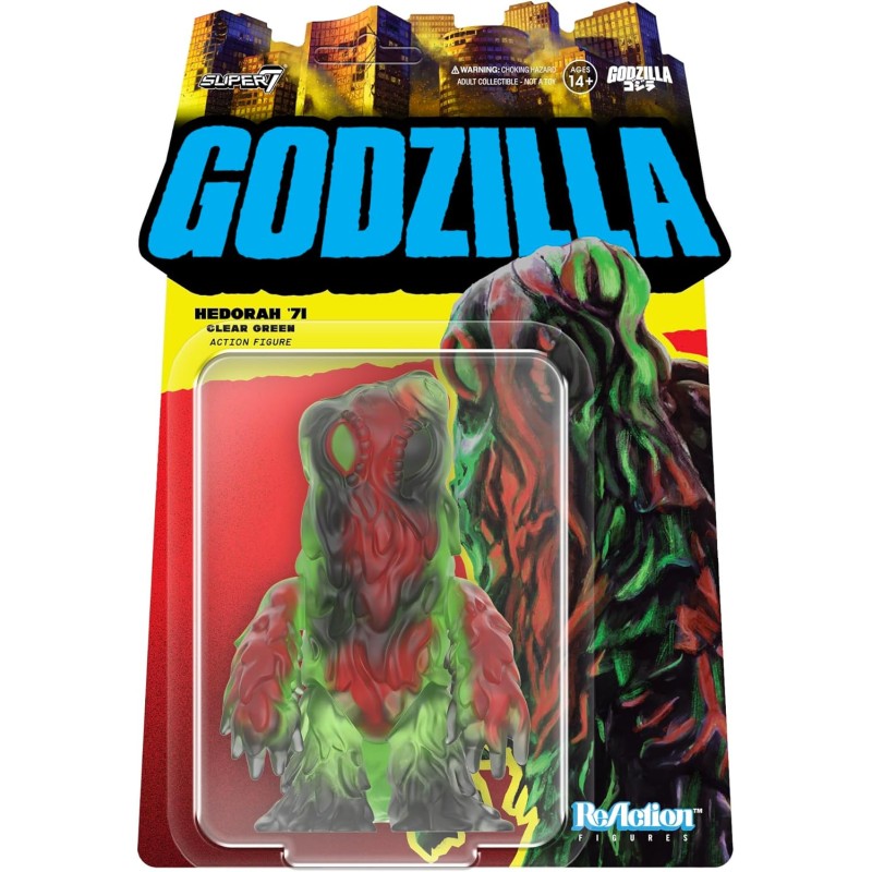 Godzilla: Toho ReAction Figures - Hedorah (Clear Green)