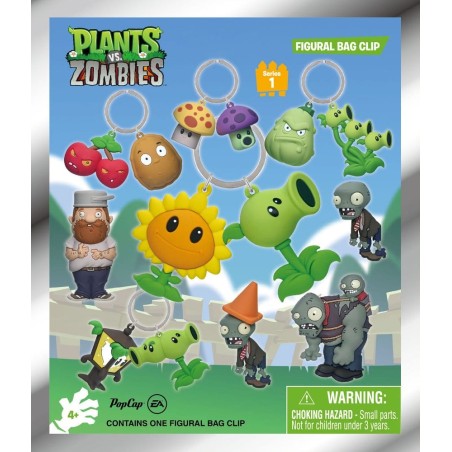 Plants vs Zombies: Mystery 3D Bag Clip (1 stuk - 1 piece)