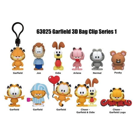 Garfield: Mystery 3D Bag Clip (1 stuk - 1 piece)