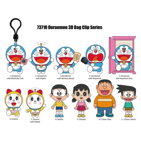 Doraemon: Mystery 3D Bag Clip (1 stuk - 1 piece)