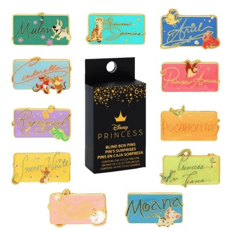 Loungefly Mystery Pin: Disney Princess Signature (1 piece - 1