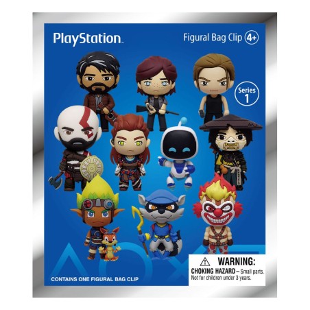 Playstation: Mystery 3D Bag Clip (1 stuk - 1 piece)