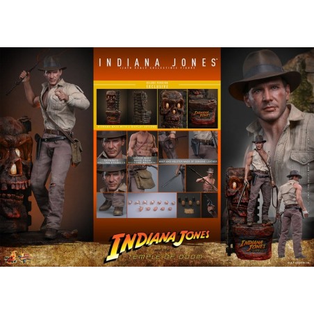 Hot Toys: Indiana Jones (Temple of Doom) Deluxe 1/6 Scale