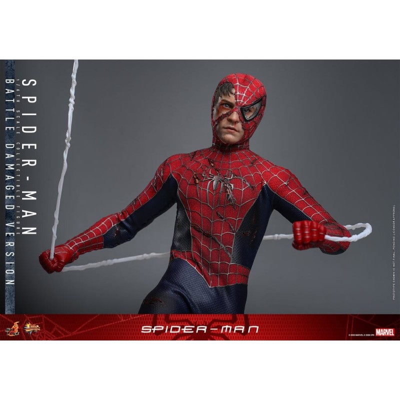 Hot Toys Marvel: Spider-Man (2002) Battle Damaged 1/6 Scale