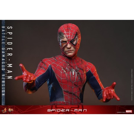 Hot Toys Marvel: Spider-Man (2002) Battle Damaged 1/6 Scale
