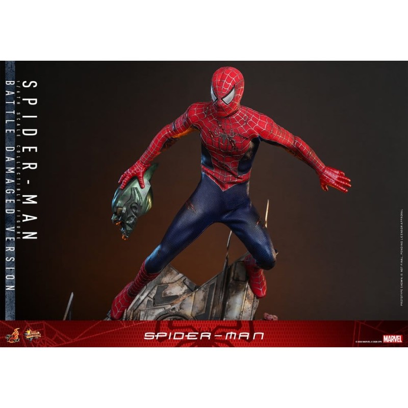 Hot Toys Marvel: Spider-Man (2002) Battle Damaged 1/6 Scale