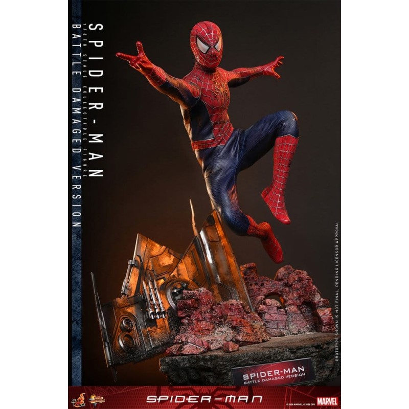 Hot Toys Marvel: Spider-Man (2002) Battle Damaged 1/6 Scale
